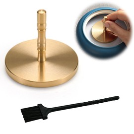 Ash Burner, Ash Tool, Ash Presser, Incense Burner Cleaning Tool, Ash Presser, Simple Handle Type, Copper, Ash Rubber, Altar, Classic, Heat Resistant, Ash Burner, Diameter 1.8 inches (4.5 cm)