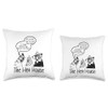 Funny Chicken Lovers Political Satire Throw Pillow