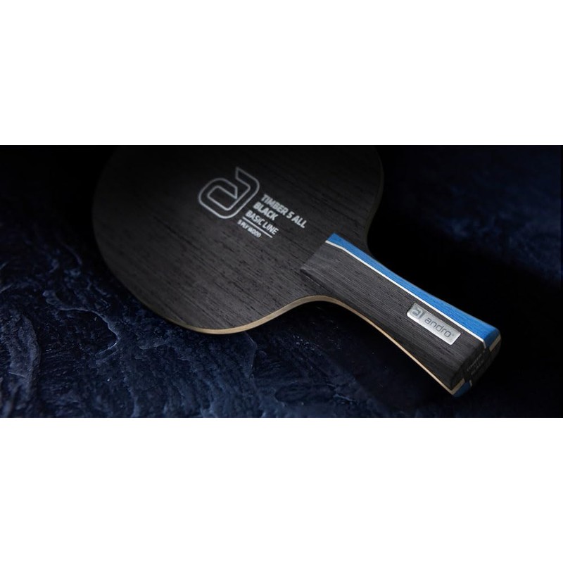 andro 100022027 Timber 5 All Black Shake Racquet Flare (FL)