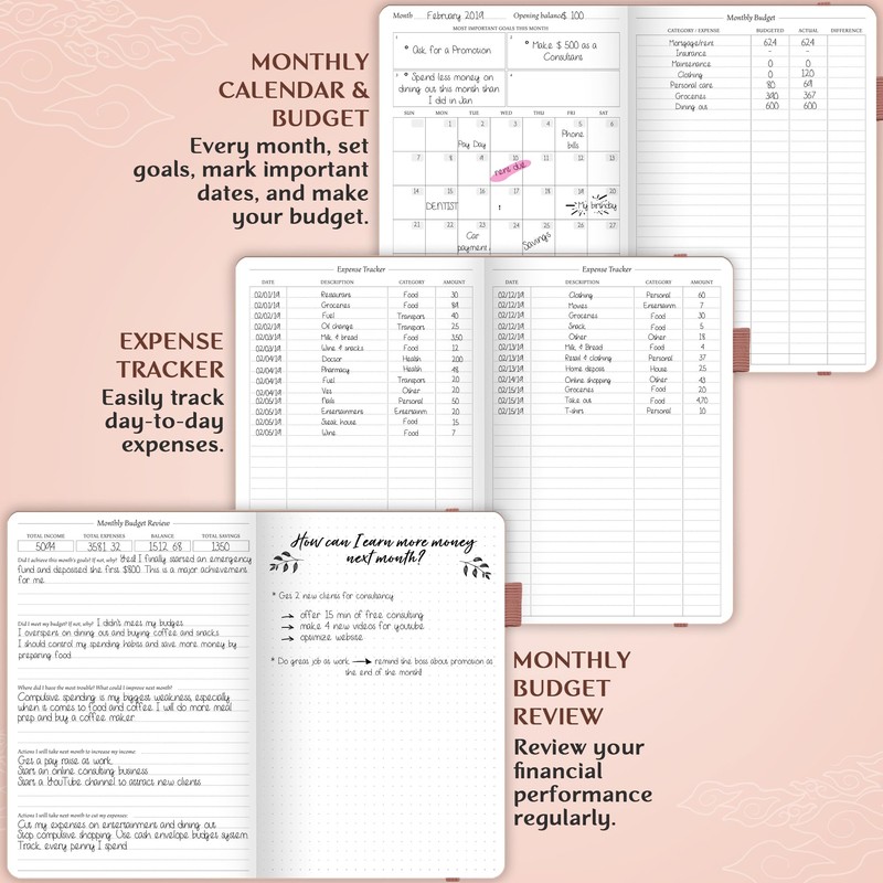 Legend Budget Planner – Financial Organizer Book. Money Account &