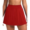 JoyGirl 13" Pleated Tennis Skirts with Shorts Women Pleated Mini