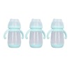 3pcs Self Grip Baby Bottle Bear Shaped Detachable Leakproof Infant