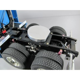 Tamiya Aluminum 5th Wheel Coupler Cover Tamiya RC 1/14 King Knight Grand Hauler Scania