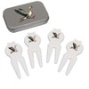 Azeeda 'Angry Goose Running' Golf Divot Tool/Repair Fork Gift Set