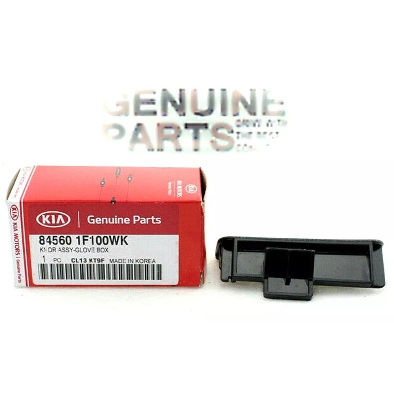Kia BLACK GLOVE BOX LATCH OPENER HANDLE KNOB GENUINE LATCH