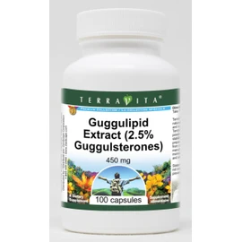 Guggulipid Extract (2.5% Guggulsterones) - 450 mg (100 Capsules, ZIN: 512416) - 3 Pack