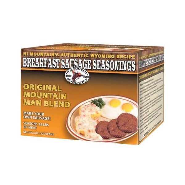 Hi Mountain Seasonings - Original Mountain Man Breakfast Sausage Seasoning - Make Your Own Delicious Breakfast Sausage