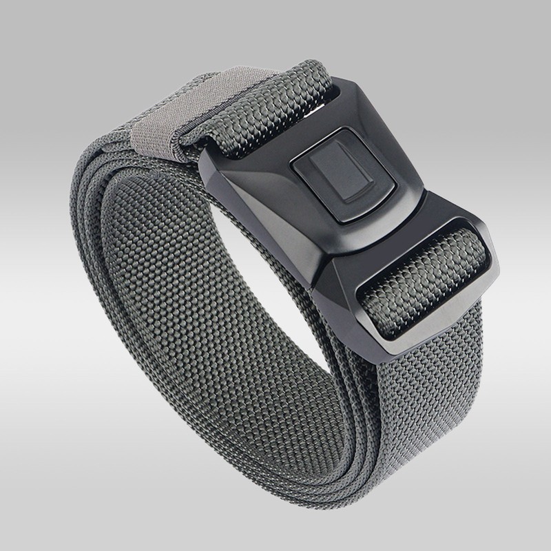 Men Belt Adjustable Length Multifunctional Wearproof Breathable Outdoor Sports Belt