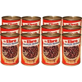 Ebro Foods El Cuban Style Black Beans. 12/15oz Case