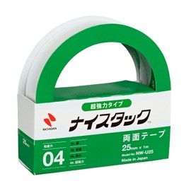 Nichiban NW-U25 Double-Sided Tape Nystack (Super Strong), 1.0 inches (25 mm) x 3.3 ft (1 m)