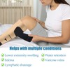Floraltop 3 Pairs Lymphedema Compression Leg Wraps Kit 20-30 Mmhg