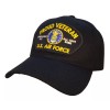 U.S. Air Force Veteran Hat Black Ball Cap PROUD VETERAN