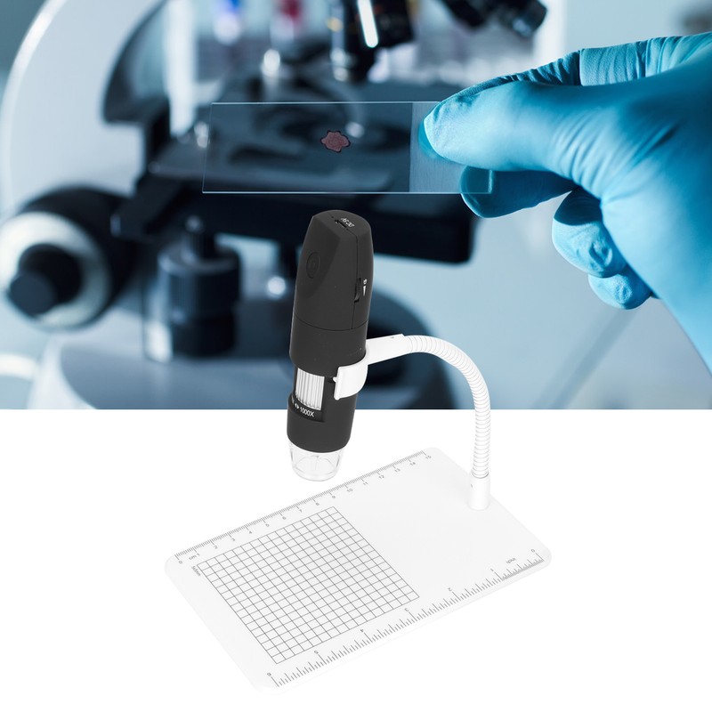 Wireless Digital Microscope 50x to 1000x Magnification 8 LED Lights