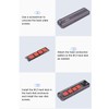 M.2 NVME SSD Enclosure USB 3.1 10Gbps Supports 2TB Plug