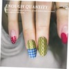 Beavorty 12sets Nail Stickers Xmas Decorative Manicure Decals Sweater Patterns