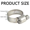 Jubilee Clips, Hose Clips, 20pcs Hose Clip Clamp 10-16mm Adjustable