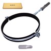 SKIR'CO Pipe Holder with Rubber Lining for 160 mm Pipes,