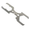 HAUTMEC 3 Way Plumber's Sink Strainer Wrench/Spud Wrench, Fits 1-3/4
