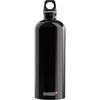 SIGG Traveller Black Water Bottle (1 L), Pollutant-Free and Leak-Proof