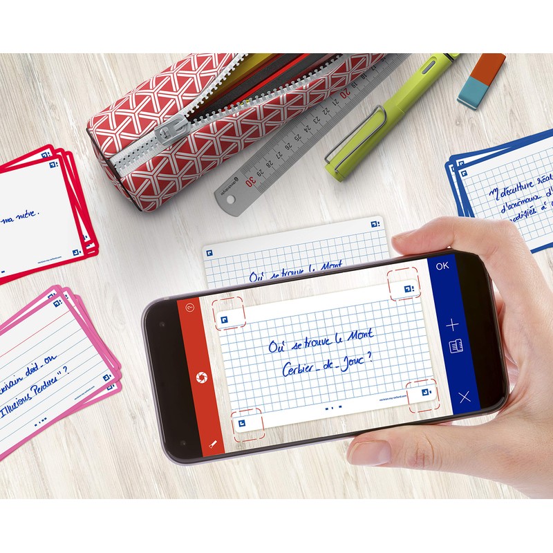 Oxford Flash 2.0 Pack of 80 Flash Cards Size 7,