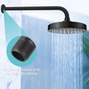 Nuodan Shower Arm with Flange, 15 Inches Wall Mount Replacement