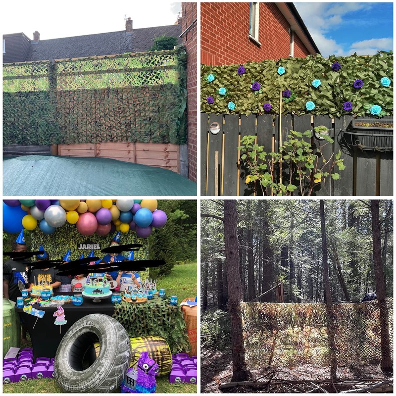 LOOGU Camo Netting, Camouflage Net Blinds Great for Sunshade Camping