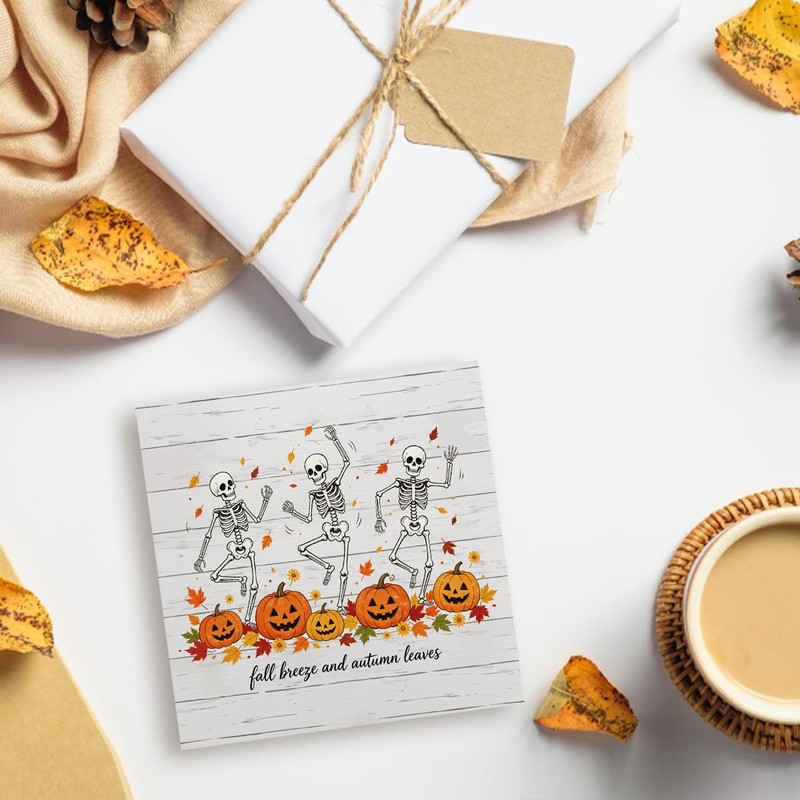 Funny Fall Halloween Pumpkin Sign Home Office Decor Autumn Decorations