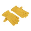 Garden Cowhide Gloves Wear Resistance Full Finger Leather Gloves for