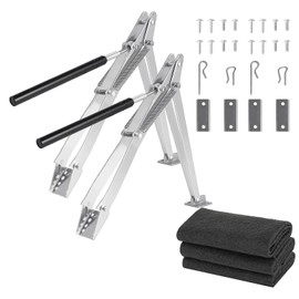 Auto Vent Opener 2 X Dual Spring Automatic Greenhouse Window Opener Roof Vent Opener Auto Vent Kit with 3Pcs Microfiber Cleaning Rag, Solar Heat Sensitive Agriculture Gardening Tools and Supplies