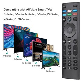 XRT140 Universal Remote Control for All VIZIO Smart TVs, TV Remote Replacement for VIZIO TV Smartcast D-Series E-Series M-Series P/PX-Series V-Series, OLED-Series