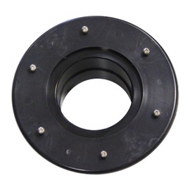 Film flange, tank feed-through, film feed-through, pool flange, inner diameter 90 mm, in various sizes