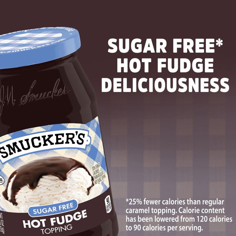 Smucker's Sugar Free Hot Fudge Topping, 11.75 Ounces (Pack of