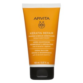 Apivita Acondicionador Keratin Repair Nutritivo Y Reparador Cabello Seco Y Dañado 150ml - Tratamiento natural con miel y queratina vegetal - Rotura de