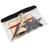 Clear Pencil Case, Transparent Exam Pencil Case PVC with Zipper