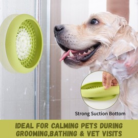 Dog Lick Bowl, Bestalk Anxiety Relief Slow Feeder Dog Lick Mat Treat Dispenser, Non-Slip Dog Licking Bowl Enrichment Toys, BPA Free Silicone, Dishwasher Safe