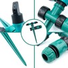 Garden Sprinklers, 2pcs Automatic 360° Rotating Lawn Sprinkler, Large Coverage