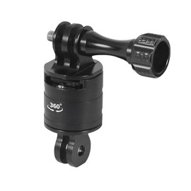 CS PRIORITY Schnellspann-Stativhalterung, drei Kartenschlitz-Halterungsadapter, 360 Grad drehbar, drehbare Einbeinstativhalterungen, kompatibel mit Hero 13 12 Action-Kamera (Typ A Combo)