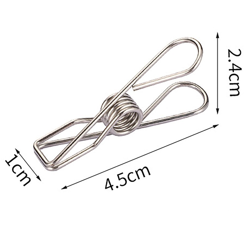 Small Chip Clips, 40 Pcs 1.7 Inch Stainless Steel High