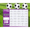 Bingosupermarket Football Fundraising Scratch Cards (50 Team) A5 10 Pack