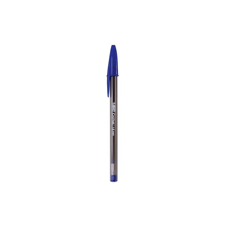 BIC MSB11-Blu Bol. Cristal Intenso Azul, 12 piezas