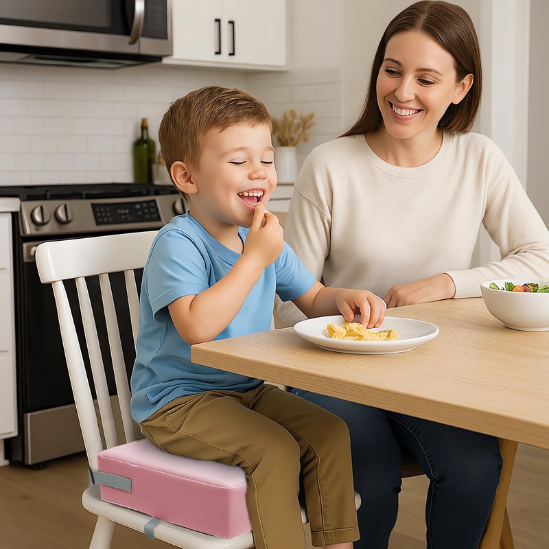 Eiury Toddler Booster Seat Dining Table Kitchen Chair, Waterproof Anti-Scratch