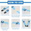 MIHURO Pack of 4 Children's Chest Strap Backpack Chest Strap