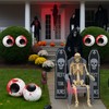 10 Pcs Halloween Eyeball Red Inflatable Eye Ball 12 Inch