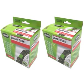 Slime Smart Tube 20" X 1.50-2.125 Self Healing Bike Inner Tubes - Schrader Valve (Pair)