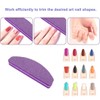 QEQSHQO Pack of 10 Professional Nail File Buffer for Nails,