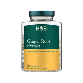 Holland & Barrett Ginger Root Extract 120 Capsules