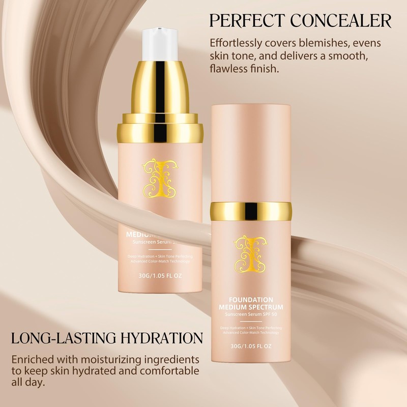 Foundation 4 in 1 - Color Changing Foundation, SPF 50+,