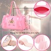 Dorlubel Cute Ballet Dance Bag Gym Travel Duffle Bag for