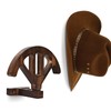 Cowboy hat stand, wall mounted adjustable stand that can maintain