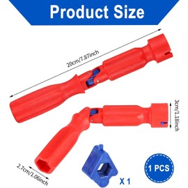 UOSIWYA Toilet Seat Spanner, Toilet Seat Tightening Tool Plumbing Fitting Tools Professional Plumbers Installation Kit Removal Installation Wrench